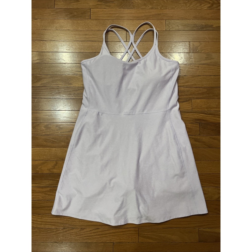 Old Navy Active Cloud+ Dress XL Tall Lavender Built In Bra Shorts Go-Dry